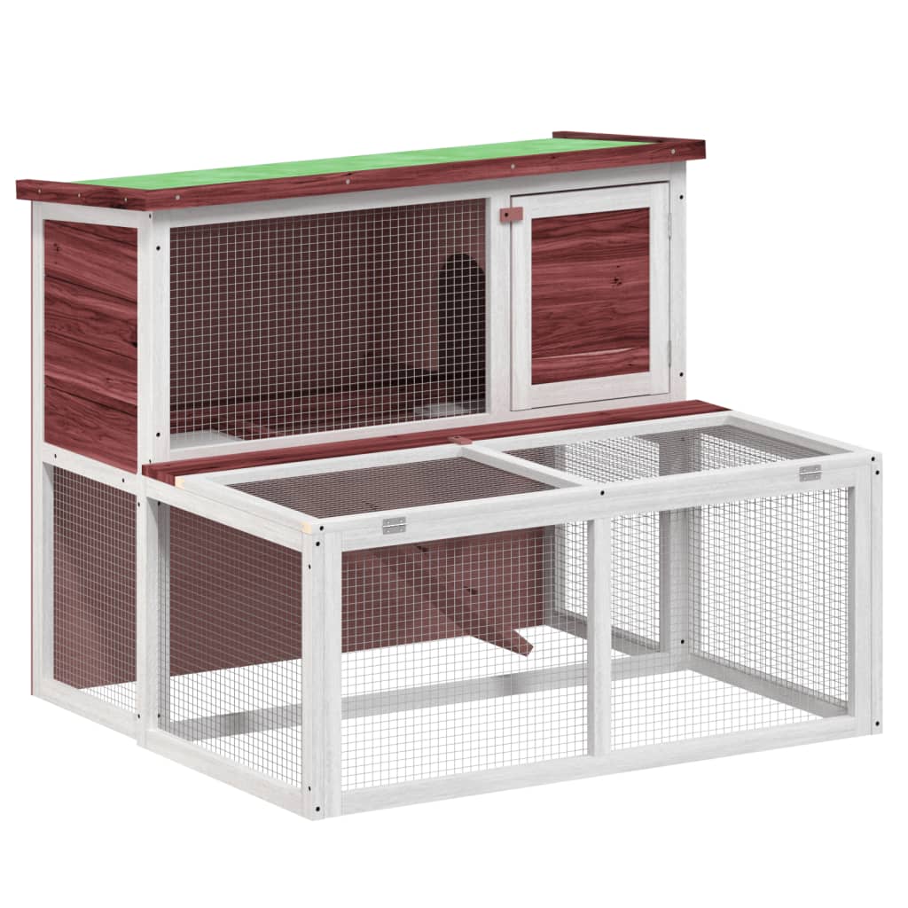 Vidaxl Rabbit Hutch 102x90x84,5 cm Trdni borovci