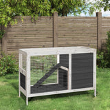 Vidaxl Rabbit Hutch 103x44x69,5 cm Pince solido