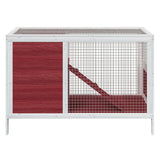 Vidaxl Rabbit Hutch 103x44x69,5 cm pevná borovice mocha -