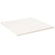 Vidaxl tafelblad vierkant 80x80x2,5 cm massief grenenhout wit