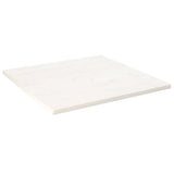 Vidaxl tafelblad vierkant 80x80x2,5 cm massief grenenhout wit