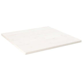 Vidaxl tafelblad vierkant 80x80x2,5 cm massief grenenhout wit