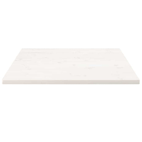 Vidaxl tafelblad vierkant 80x80x2,5 cm massief grenenhout wit
