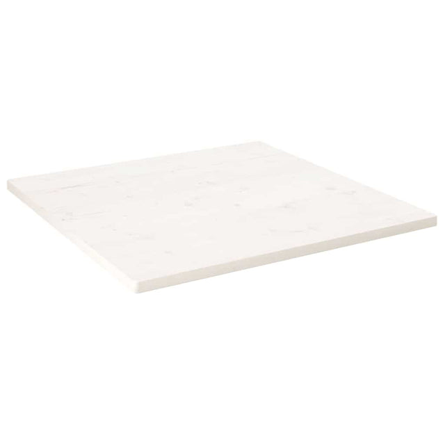 Vidaxl tafelblad vierkant 90x90x2,5 cm massief grenenhout wit