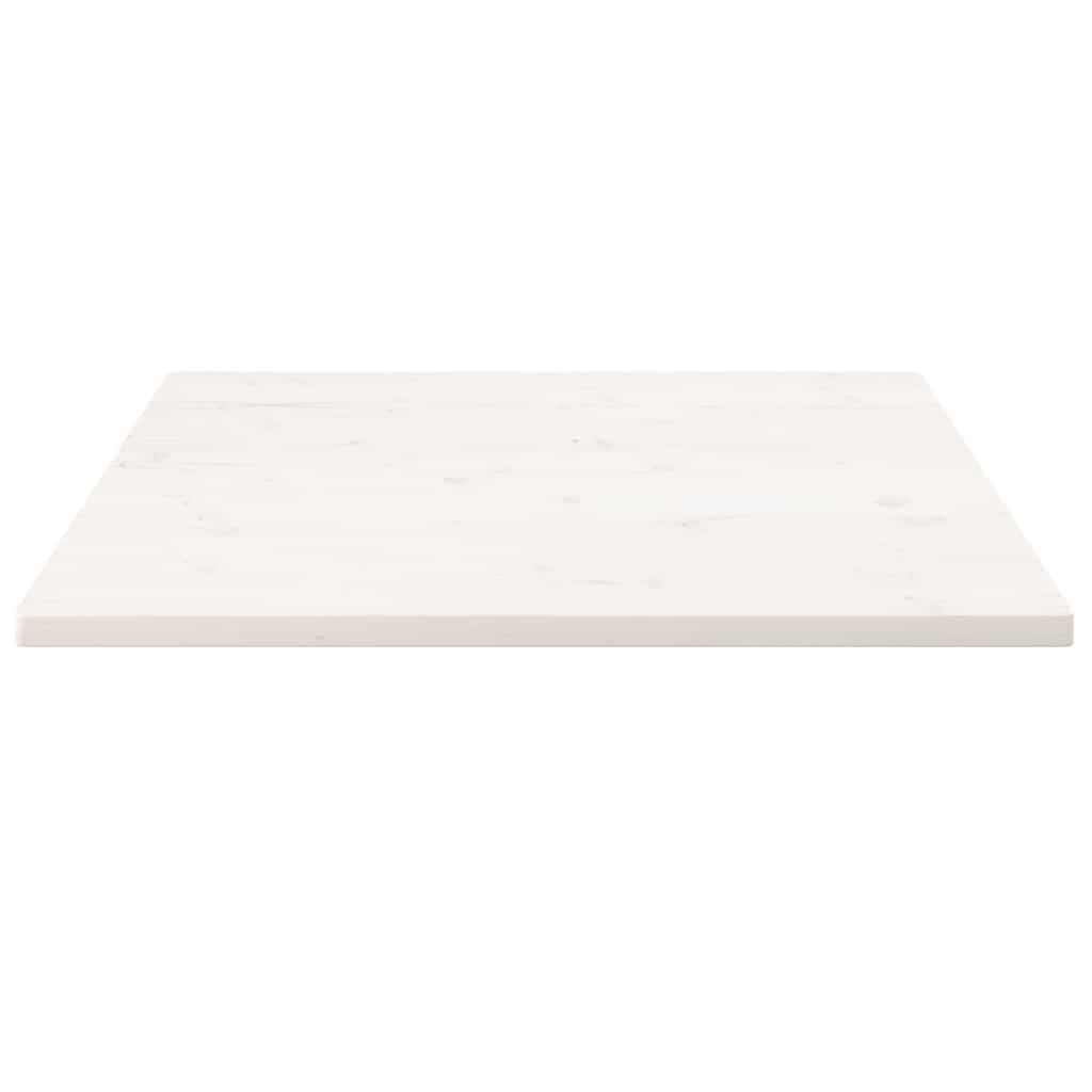 Vidaxl tafelblad vierkant 90x90x2,5 cm massief grenenhout wit