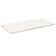 Vidaxl tafelblad rechthoekig 110x55x2,5 cm massief grenenhout wit
