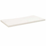 Vidaxl bureaublad 80x40x2,5 cm massief grenenhout wit