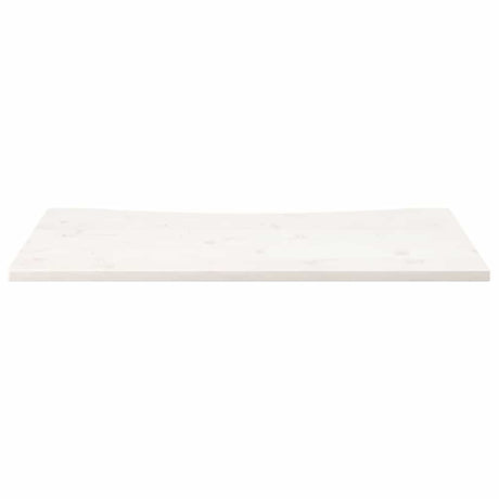 Vidaxl bureaublad 110x55x2,5 cm massief grenenhout wit