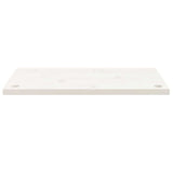 Vidaxl bureaublad 80x40x2,5 cm massief grenenhout wit