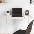 Vidaxl bureaublad 80x40x2,5 cm massief grenenhout wit