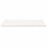 Vidaxl bureaublad 110x55x2,5 cm massief grenenhout wit
