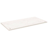 Vidaxl bureaublad 100x60x2,5 cm massief grenenhout wit