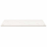 Vidaxl bureaublad 110x60x2,5 cm massief grenenhout wit