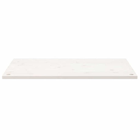 Vidaxl bureaublad 110x60x2,5 cm massief grenenhout wit