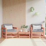 Vidaxl tuinstoelen 2 st met kussens massief douglashout