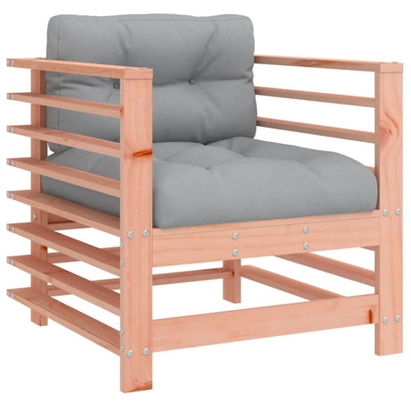 Vidaxl tuinstoelen 2 st met kussens massief douglashout