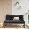 Vidaxl middenbank 120x80 cm massief grenenhout grijs