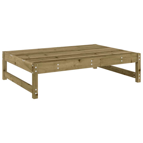 Vidaxl tuinvoetenbank 120x80 cm geïmpregneerd grenenhout