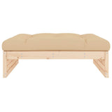 Vidaxl tuinvoetenbank 120x80 cm massief grenenhout