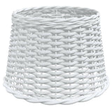 Vidaxl plafondlampenkap ø40x26 cm wicker wit