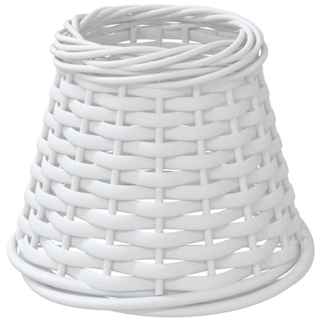 Vidaxl lampenkap ø15x12 cm wicker wit