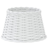 Vidaxl lampenkap ø38x23 cm wicker wit