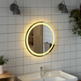 Vidaxl Bathroom Mirror LED around 50 cm