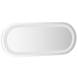 Vidaxl Mirror de baño LED 50x20 cm ovalado