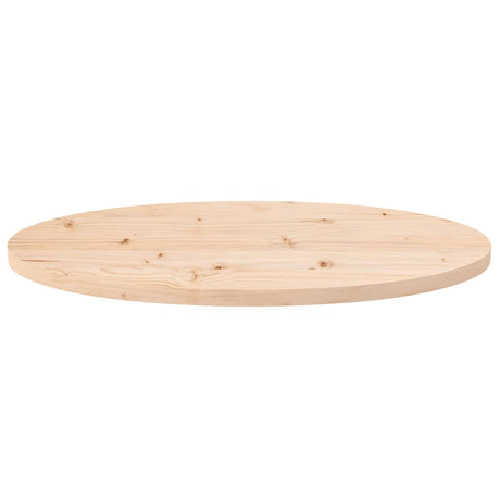 Vidaxl tafelblad 70x35x2,5 cm massief grenenhout ovaal