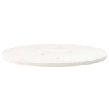 Vidaxl tafelblad ovaal 70x35x2,5 cm massief grenenhout wit