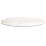Vidaxl tafelblad ovaal 110x55x2,5 cm massief grenenhout wit