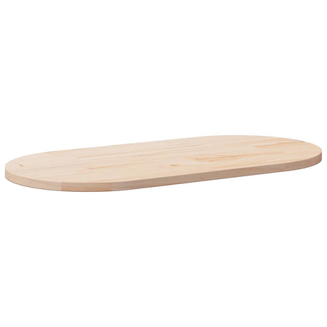 Vidaxl tafelblad 100x50x2,5 cm massief grenenhout ovaal