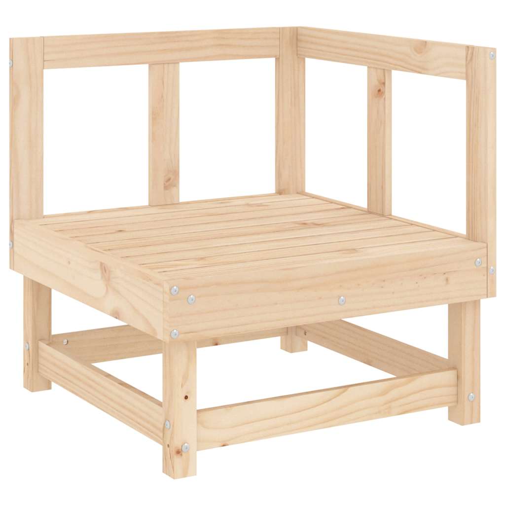 Vidaxl tuinhoekbanken 2 st massief grenenhout