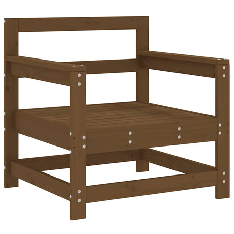 Vidaxl tuinstoelen 2 st massief grenenhout honingbruin