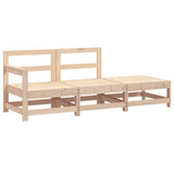 Vidaxl 3-delige loungeset massief grenenhout