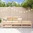 Vidaxl 3-delige loungeset massief grenenhout