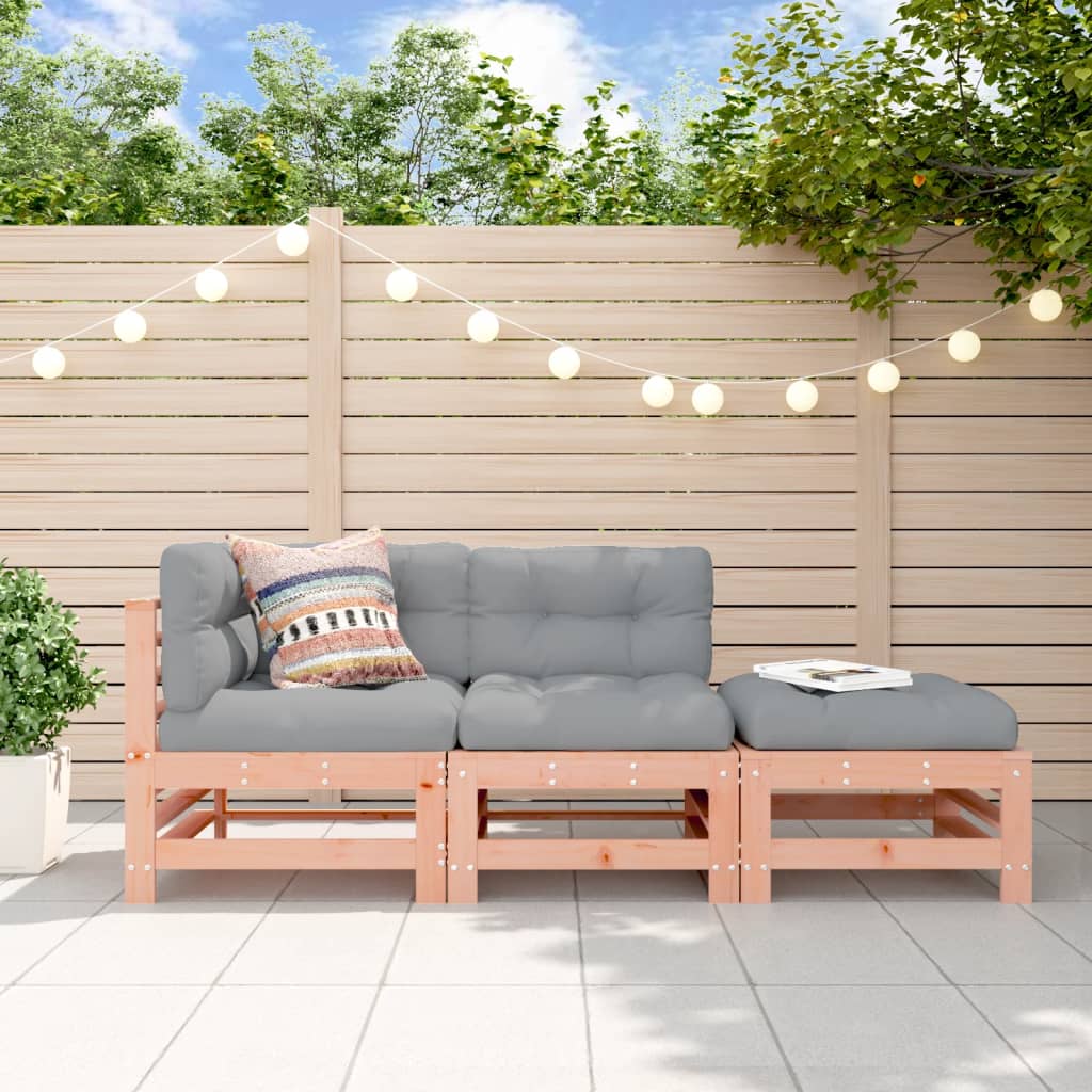 Vidaxl 3-delige loungeset massief douglashout