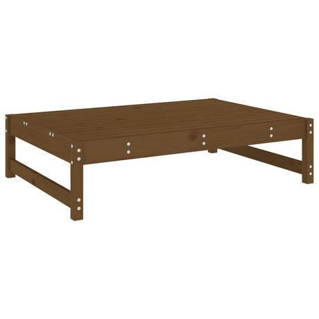 Vidaxl tuinvoetenbank 120x80 cm massief grenenhout honingbruin