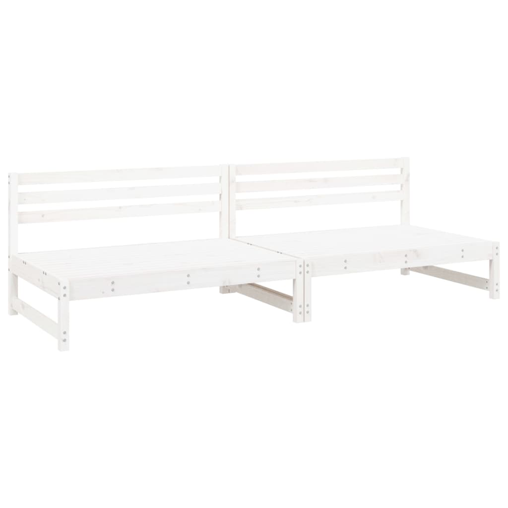 Vidaxl tuinmiddenbanken 2 st 120x80 cm massief grenenhout wit