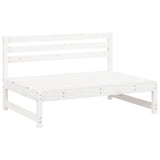 Vidaxl 2-delige loungeset massief grenenhout wit