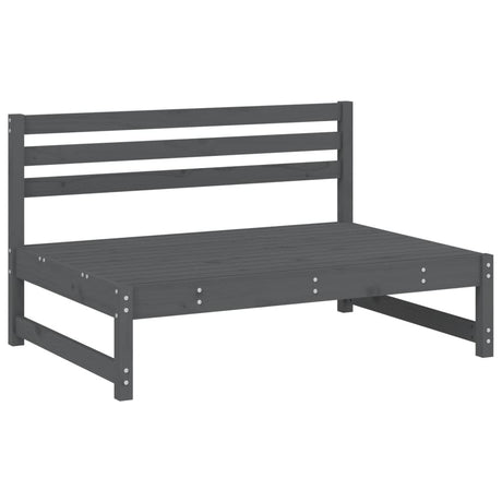 Vidaxl 2-delige loungeset massief grenenhout grijs