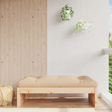 Vidaxl tuinvoetenbank 120x80 cm massief grenenhout