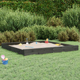 Vidaxl Sandbox mat Bänken Square zolidd Pinzy gro