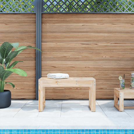 Vidaxl tuinbank 80x38x45 cm massief grenenhout