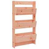 Vidaxl plantenbak wandmontage 3-laags 60x18,5x110 cm douglashout