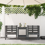 Vidaxl tuinstoelen 2 st 61,5x53x71 cm massief grenenhout grijs