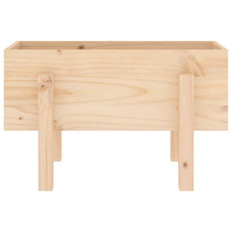 Vidaxl plantenbak 62x30x38 cm massief grenenhout