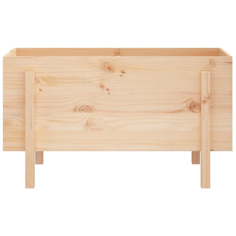 Vidaxl plantenbak verhoogd 101x50x57 cm massief grenenhout