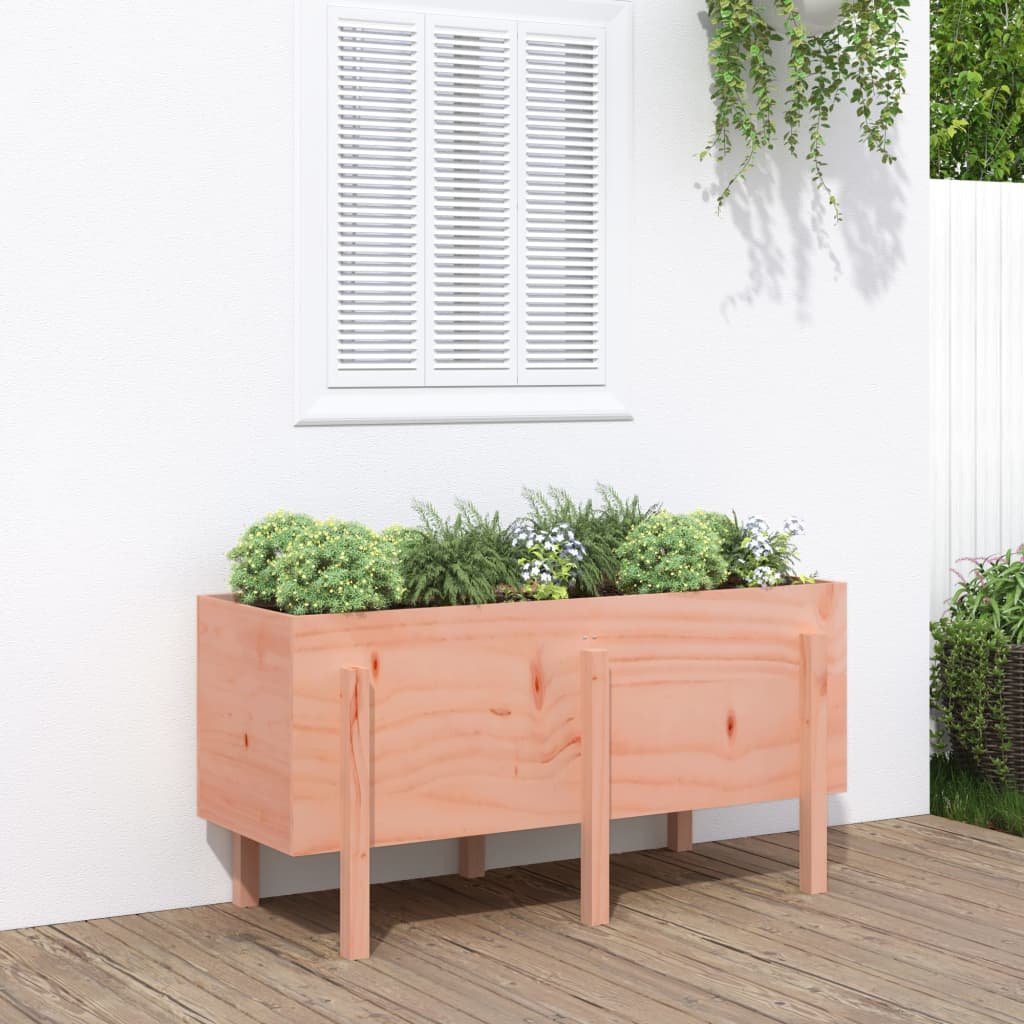 Vidaxl Planter hævede 121x50x57 cm solid Douglashout