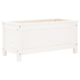 Vidaxl plantenbak 82,5x40x39 cm massief grenenhout wit